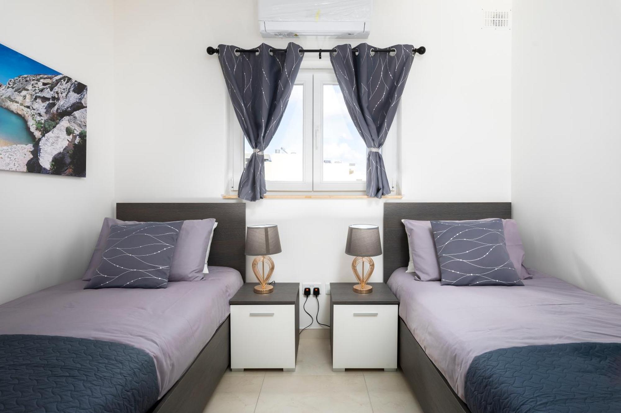 Modern & Spacious 2Br Apartment With Country Views - Close To Xemxija Bay Сент-Полс-Бей Екстер'єр фото